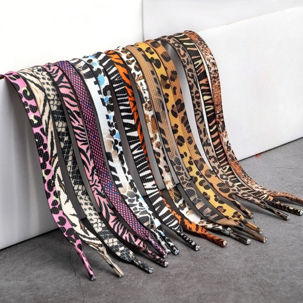 Men Shoes Kinds - 1 Pasang Tali Sepatu Motif Macan