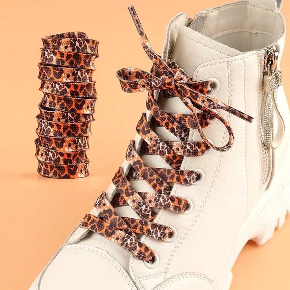 Men Shoes Kinds - Tali Sepatu Motif Macan Tutul Klasik