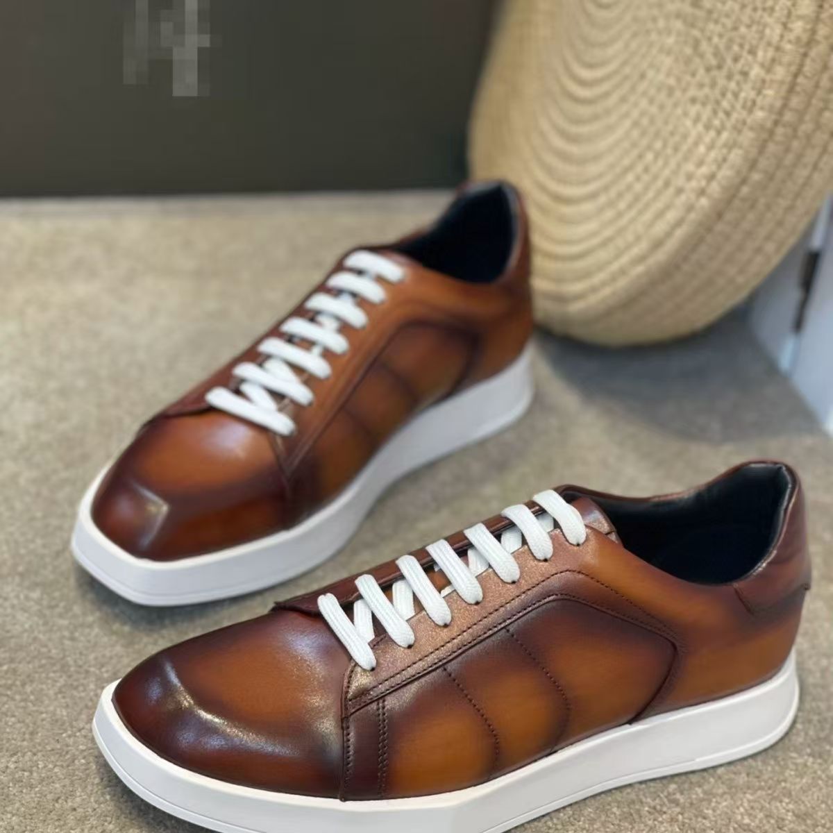 Men Shoes Eu To Us Size - Sepatu Pria Kulit Sapi Asli Ukuran