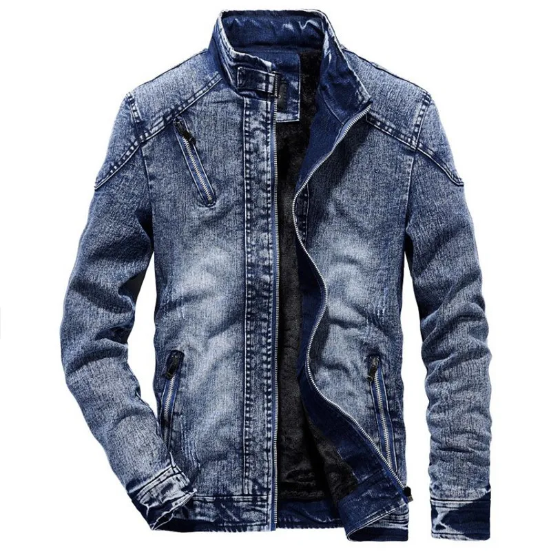 Men'S Shoes With Jeans - Jaket Denim Pria Musim Dingin Plus