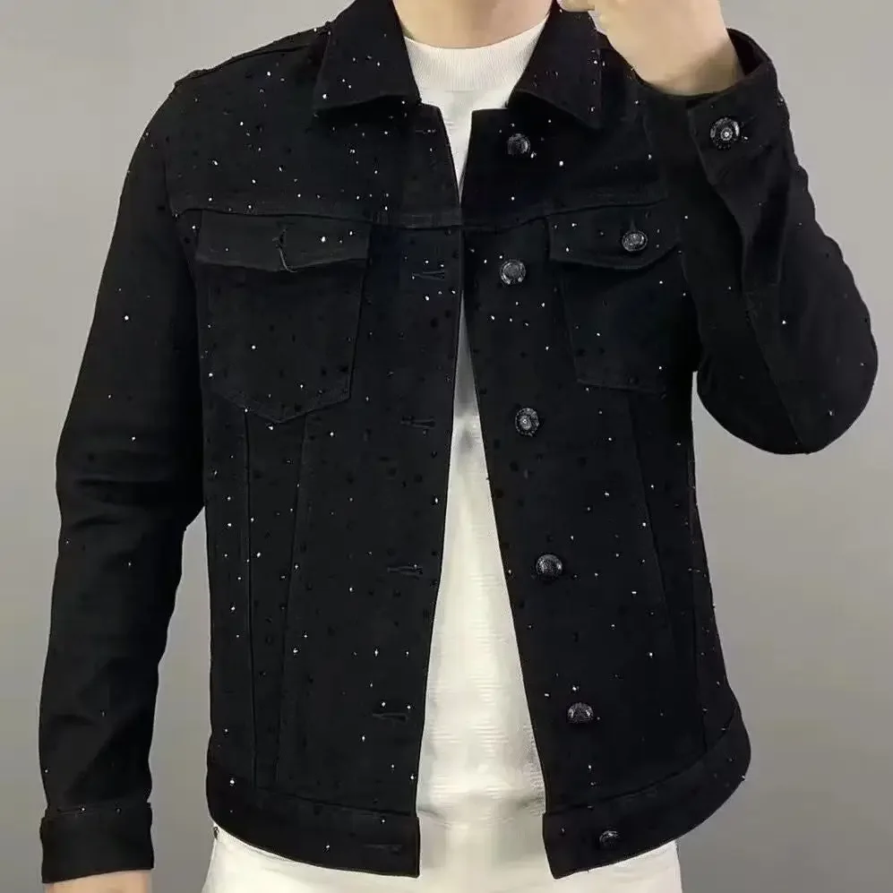 Men'S Shoes With Jeans - Jaket Jeans pendek untuk pria, jaket