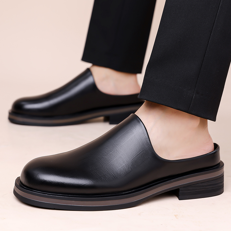 Men Shoes Marks - Sepatu Slip-On Pria, Sepatu Kulit Kasual