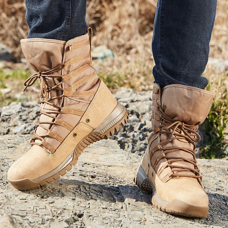 Men Shoes Eu To Us Size - Sepatu Bot Gurun Taktis Tinggi Ukuran