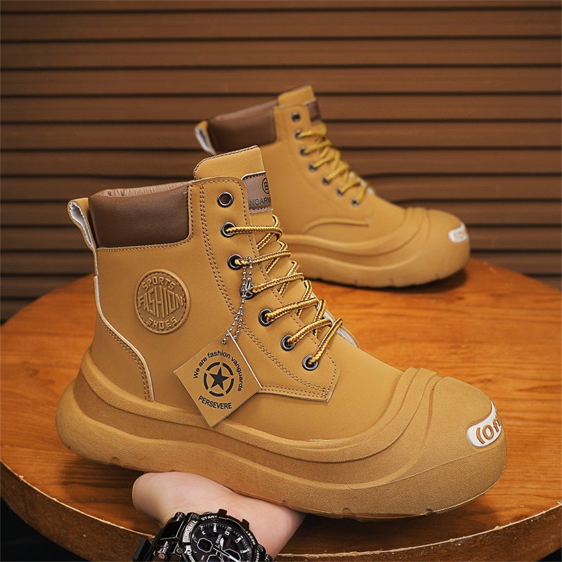 Men'S Shoes Business Casual - Sepatu Boots Pendek Modis dan Nyaman