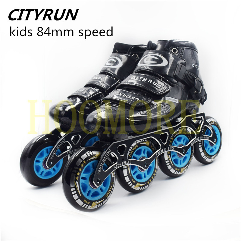Men Shoes Eu To Us Size - Anak-anak Speed Skates Sepatu 4X84mm Skating