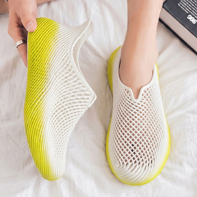 Sepatu Clog 3D Print Musim Pan - Men Shoes Marks ulasan dan harga