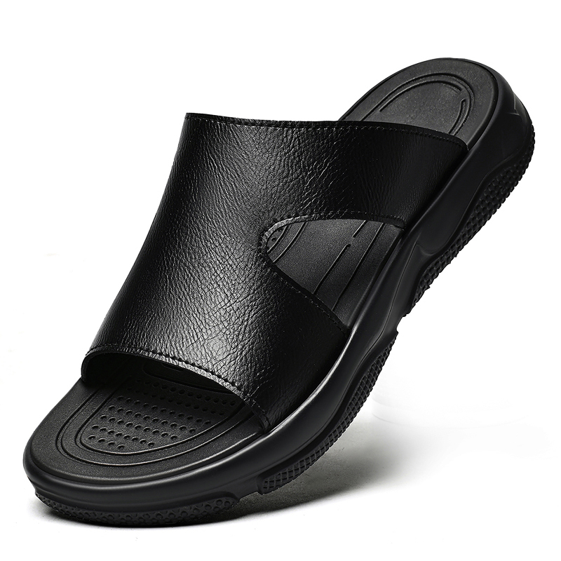 Sandal Geser Kulit Pria Sol Te - Men Shoes Marks ulasan dan harga