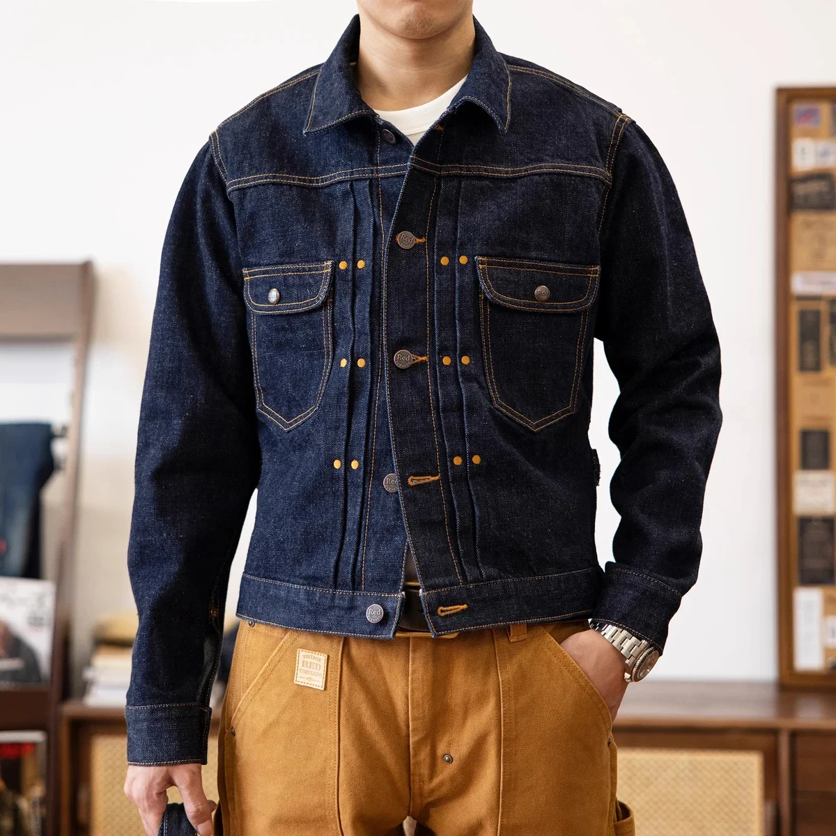 Merah Tornado 11MJ Selvedge ja - Men'S Shoes With Jeans ulasan dan harga