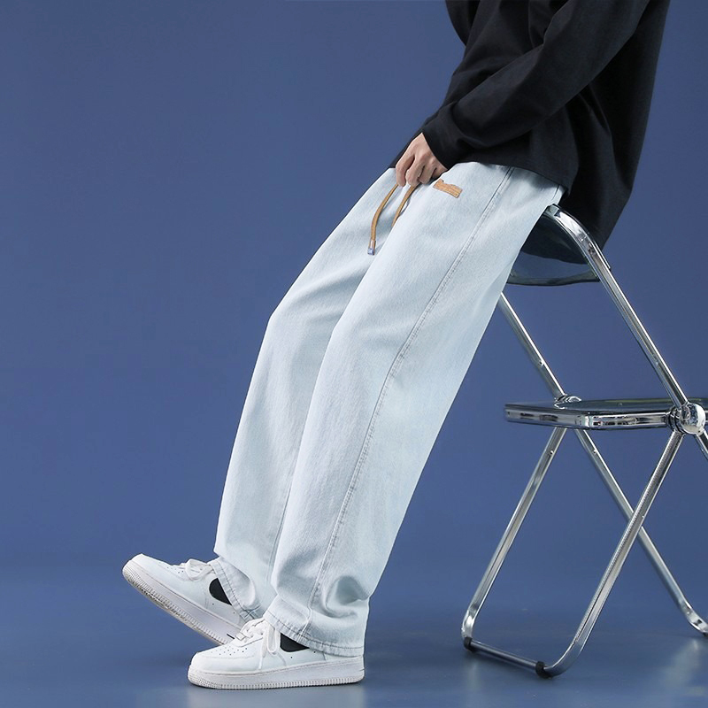 Celana panjang Denim pria, cel - Men'S Shoes With Jeans ulasan dan harga