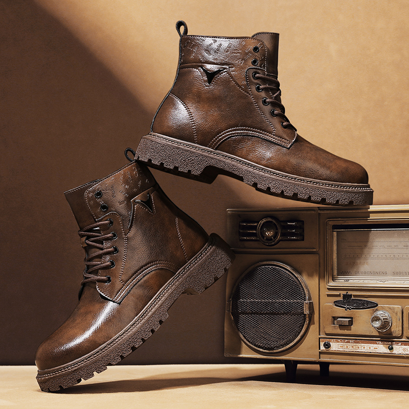 Sepatu Boots Pria Penambah Tin - Men'S Shoes Height Increase ulasan dan harga