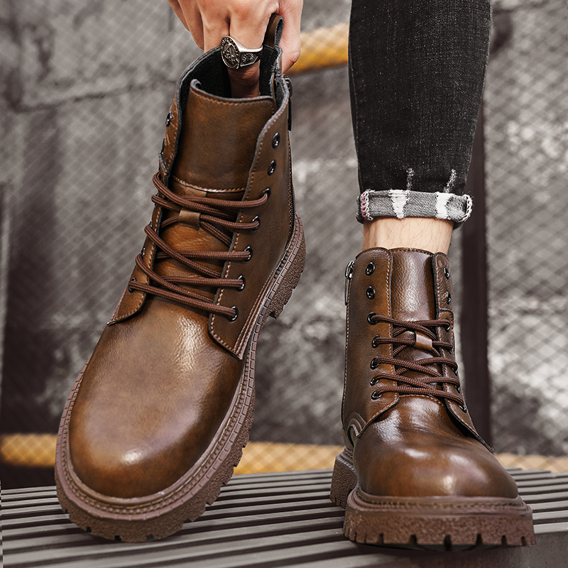 Sepatu Boots Pria Penambah Tin - Men'S Shoes Height Increase ulasan dan harga