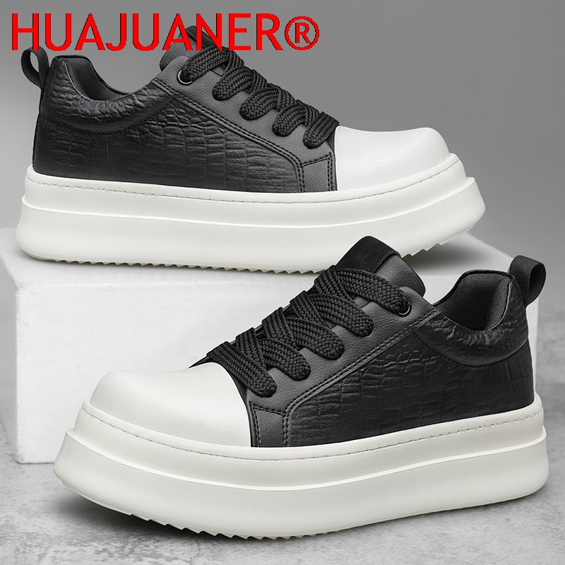 Sepatu Kulit Pria dengan Penam - Men'S Shoes Height Increase ulasan dan harga