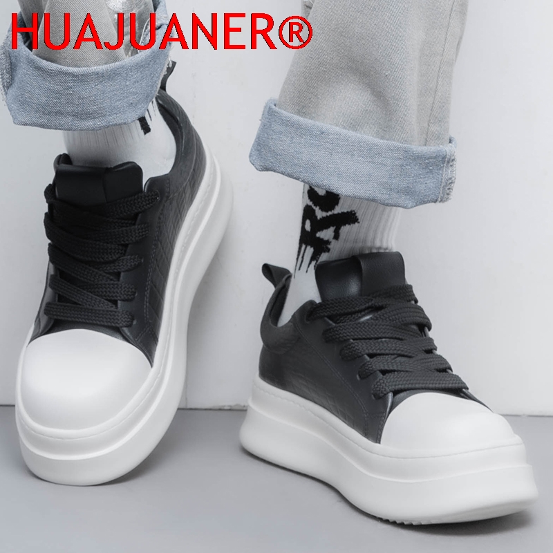 Sepatu Kulit Pria dengan Penam - Men'S Shoes Height Increase ulasan dan harga
