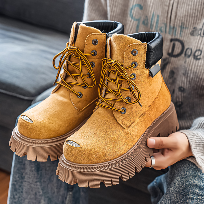 Sepatu Bot Tinggi Klasik Kulit - Men'S Shoes Business Casual ulasan dan harga