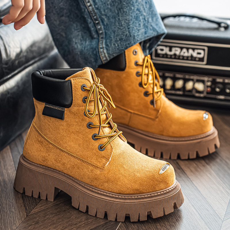 Sepatu Bot Tinggi Klasik Kulit - Men'S Shoes Business Casual ulasan dan harga