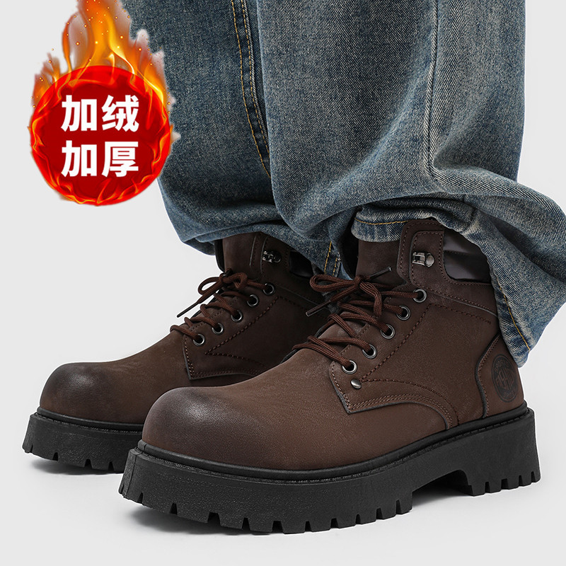 Sepatu Bot Pria Sandal Musim D - Men Shoes Marks ulasan dan harga