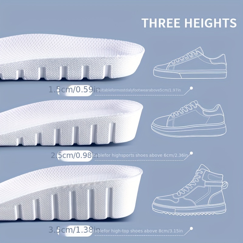 1 Pasang Baru 1.5-3.5Cm Sol Pe - Men Shoes Outlet ulasan dan harga