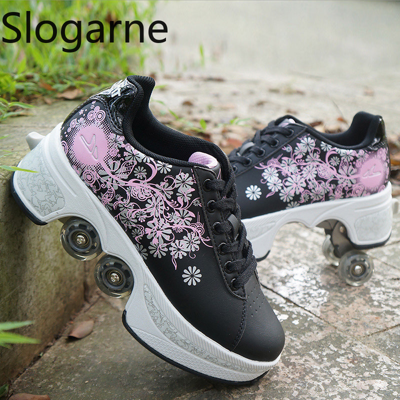Sepatu Roda Deformasi 4 Roda W - Men'S Shoes For Running ulasan dan harga