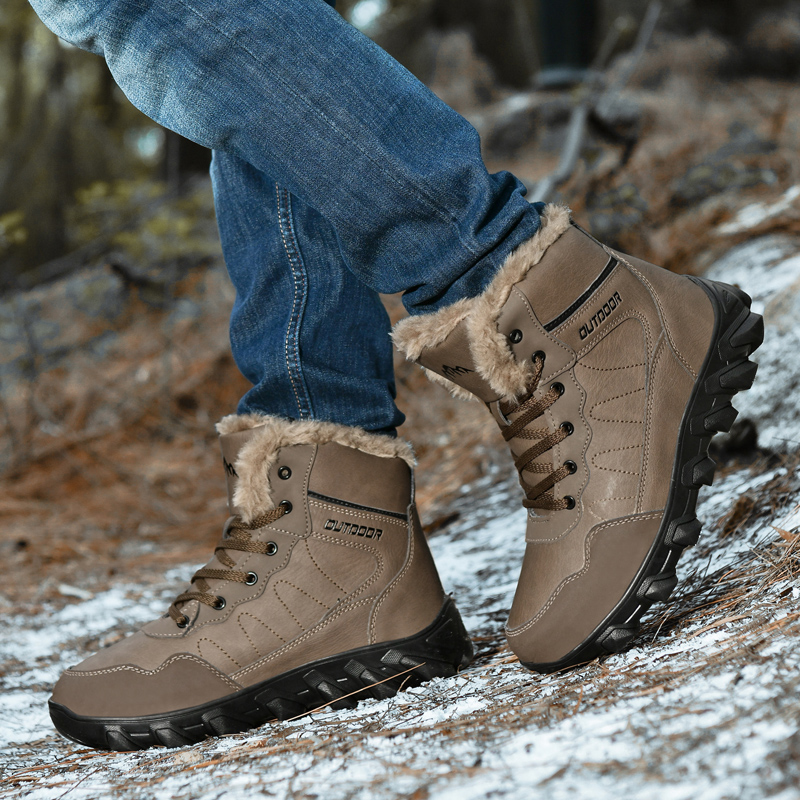 Sepatu Bot Musim Dingin Pria S - Men Shoes Marks ulasan dan harga