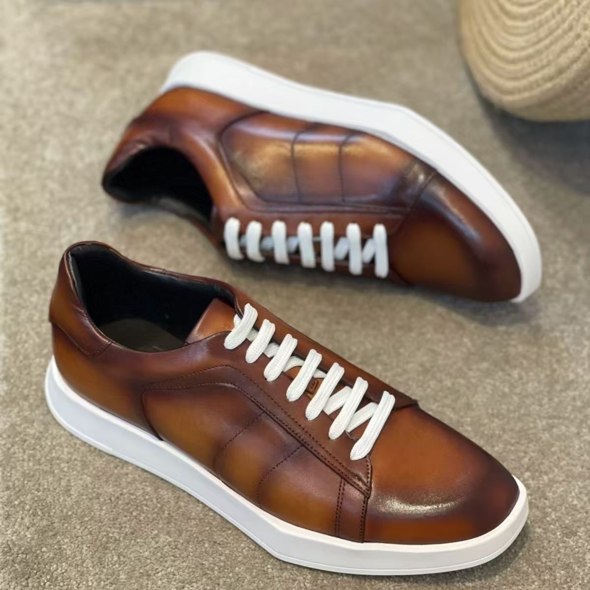 Sepatu Pria Kulit Sapi Asli Uk - Men Shoes Eu To Us Size ulasan dan harga