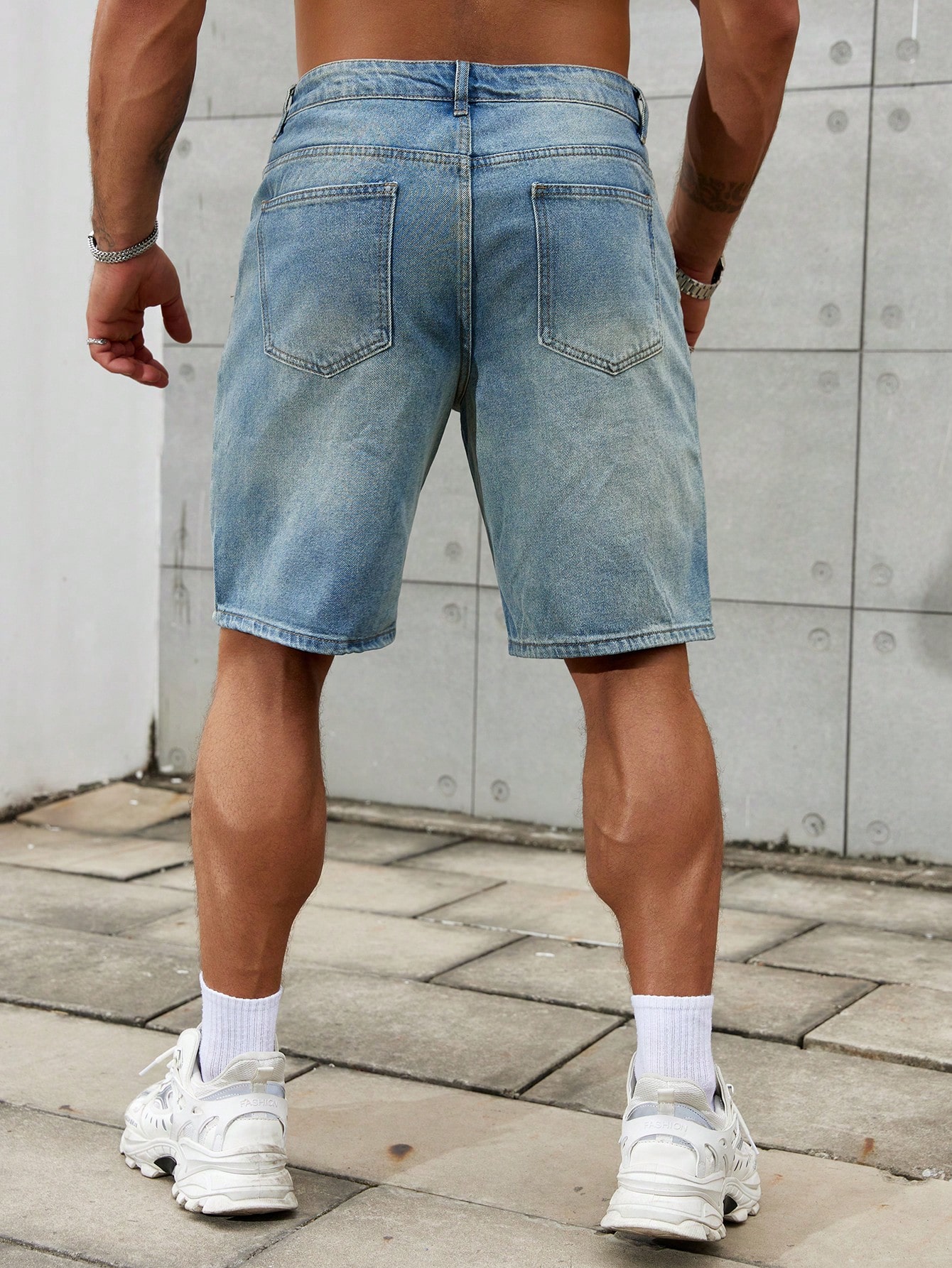 Celana pendek Jeans sobek pria - Men'S Shoes With Jeans ulasan dan harga