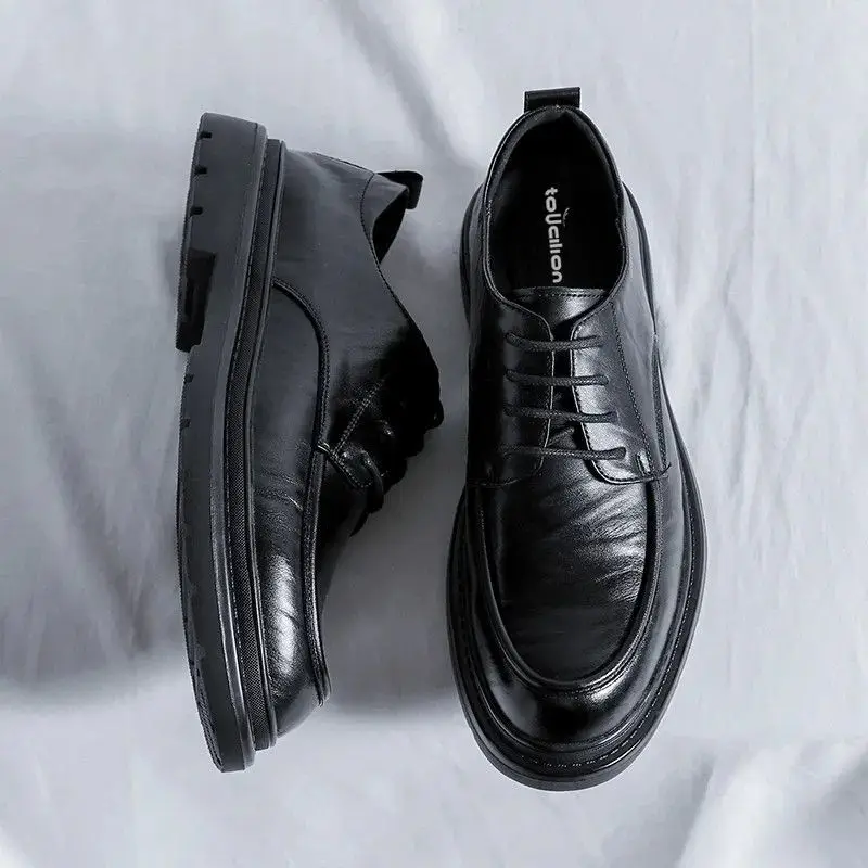 Sepatu kulit pria ujung bulat  - Men'S Shoes Clearance Sale ulasan dan harga