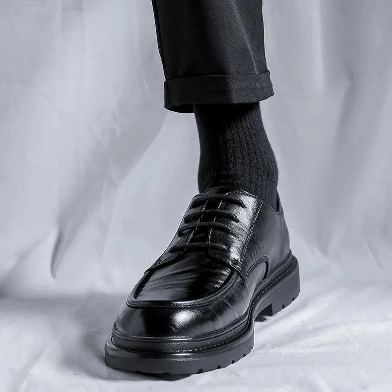 Sepatu kulit pria ujung bulat  - Men'S Shoes Clearance Sale ulasan dan harga