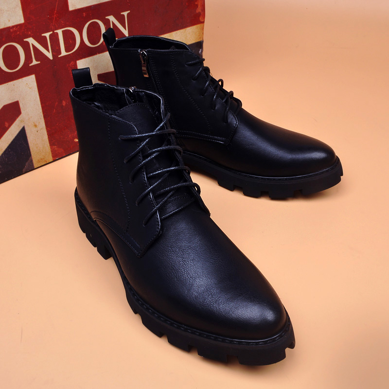 Sepatu bot kulit asli kantor b - Men'S Shoes Business Casual ulasan dan harga