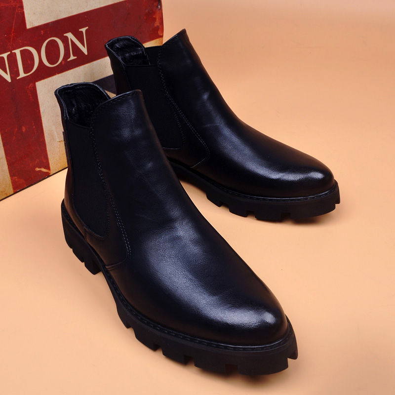 Sepatu bot kulit asli kantor b - Men'S Shoes Business Casual ulasan dan harga