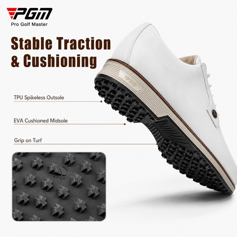 Sepatu Golf Kulit Sapi Pria PG - Men Shoes Eu To Us Size ulasan dan harga