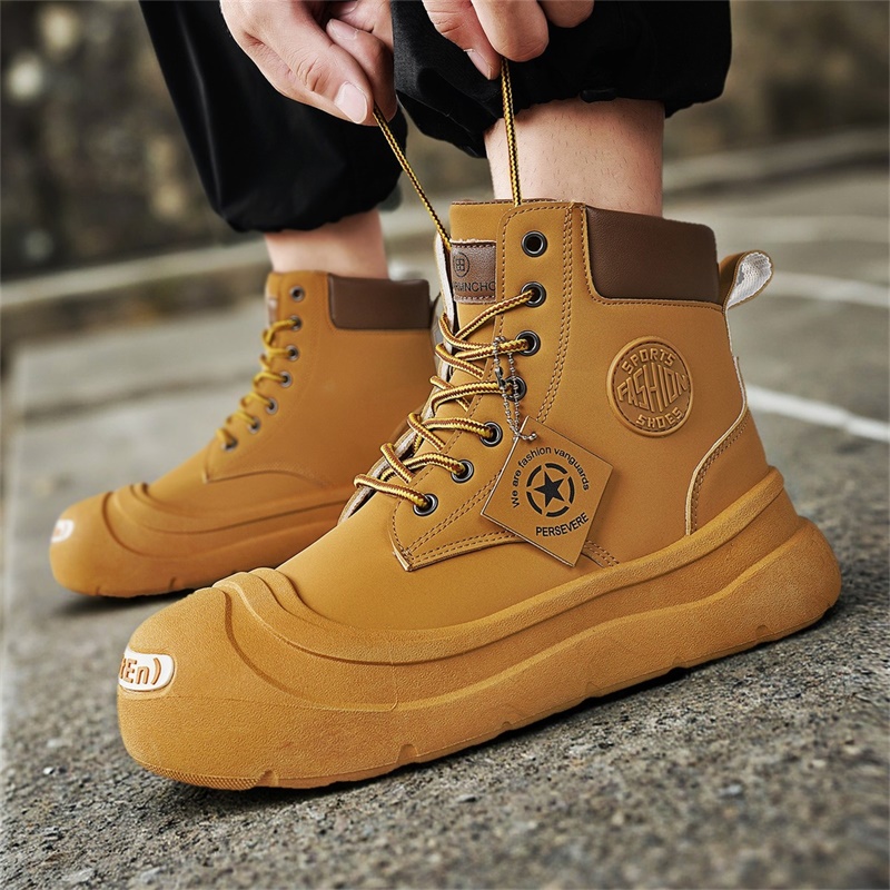 Sepatu Boots Pendek Modis dan  - Men'S Shoes Business Casual ulasan dan harga