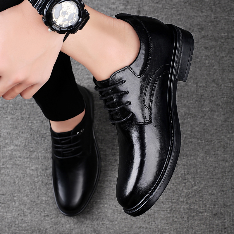 Sepatu Kulit Kasual Pria denga - Men'S Shoes Height Increase ulasan dan harga
